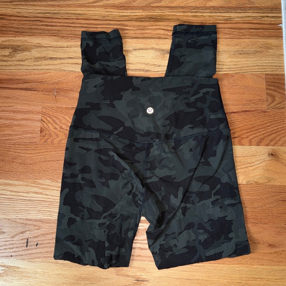 Lululemon athletica Green Camo Align Leggings 28”